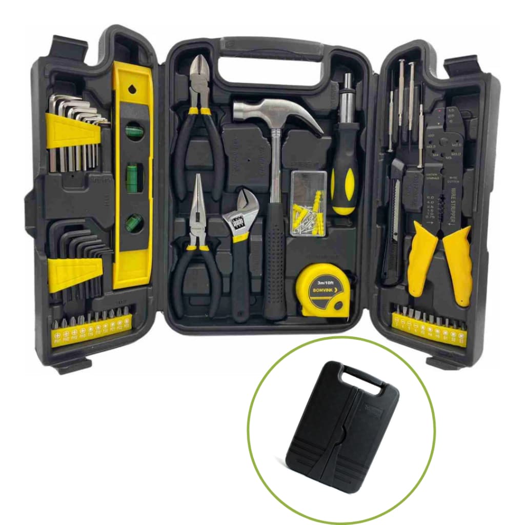 Kit jogo De Ferramentas 126 Peças Completo Chaves Alicates Maleta