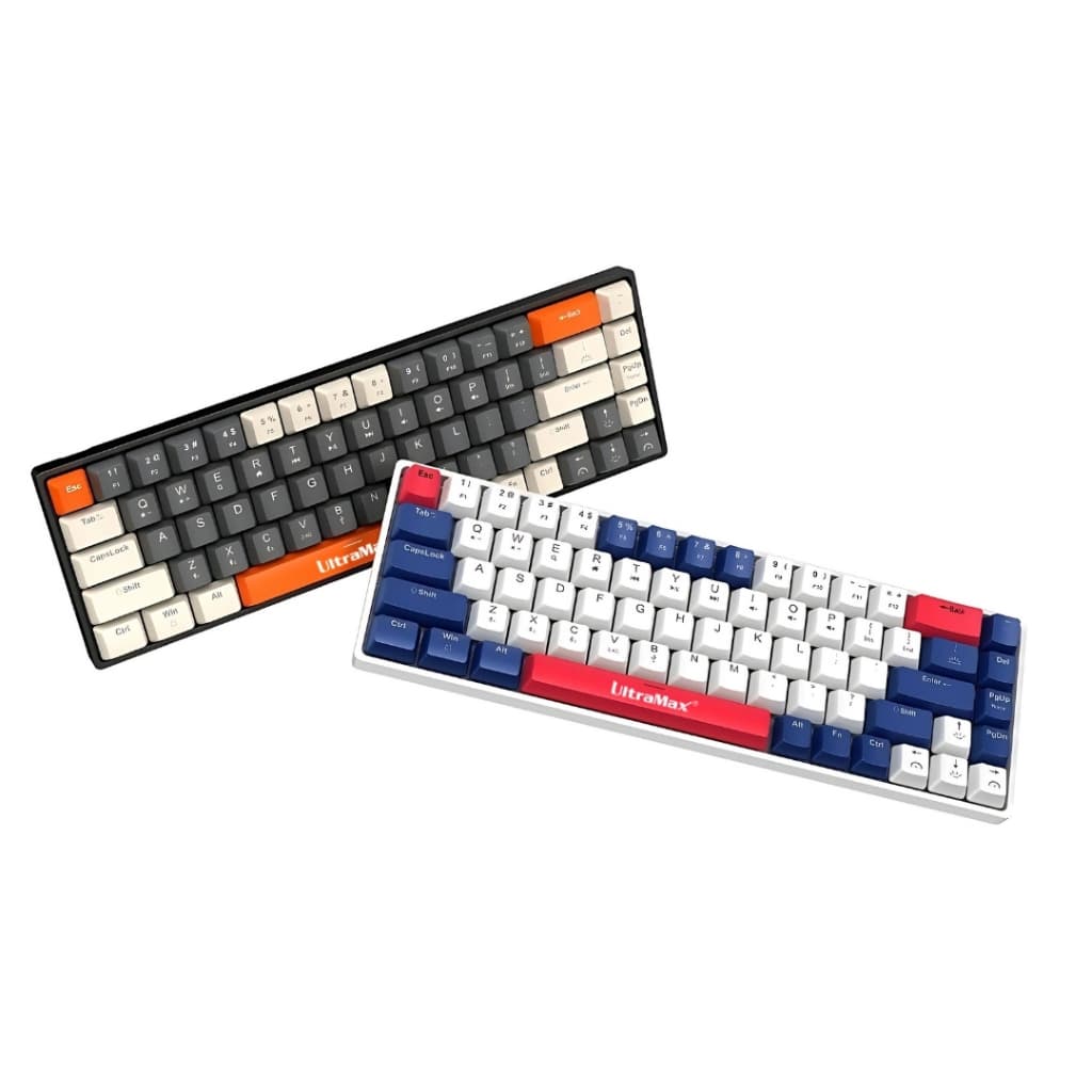 Teclado Gamer/ Escritório Com Fio RGB LED Iluminado  Com 68 Teclados Mecânicos ult-h68