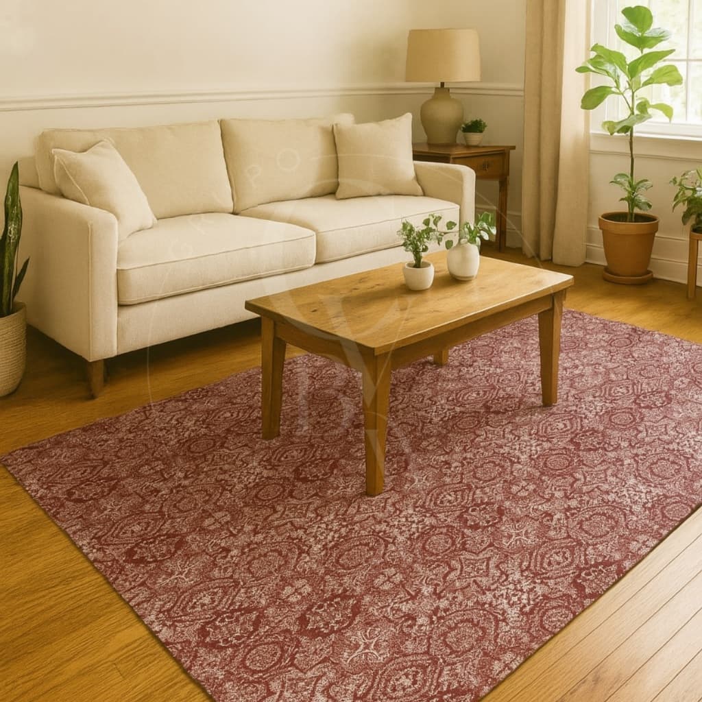 Tapete Antiderrapante Sala ou Quarto Vintage 2,00m x 1,35cm