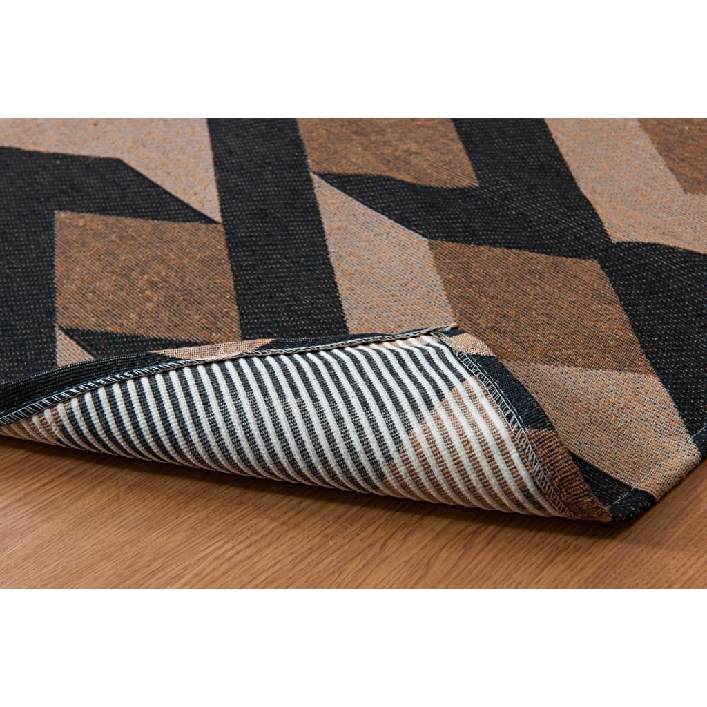 Tapete Geométrico Para Sala Quarto 2.00 x 1.40m Jacquard Antiderrapante Premium Fácil De Limpar Luxo