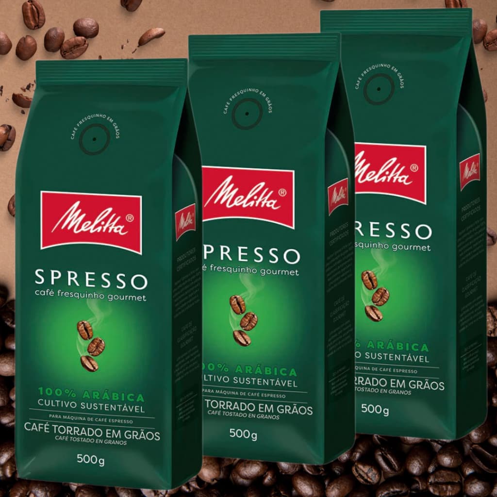 Cafe Melitta Espresso em grãos 500g