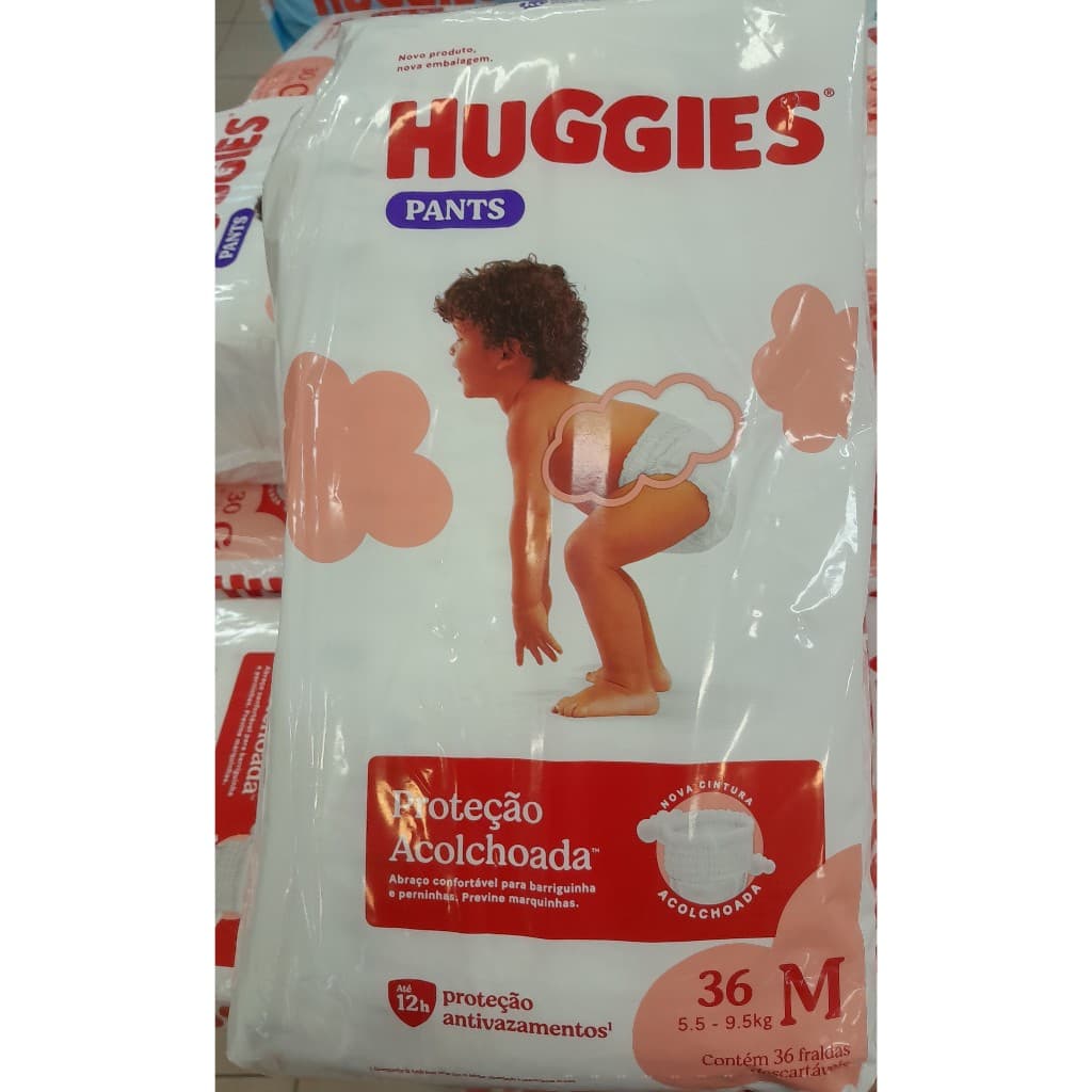Fralda Roupinha Huggies Supreme Care Tamanho M 36/42 Unidades Descartáveis