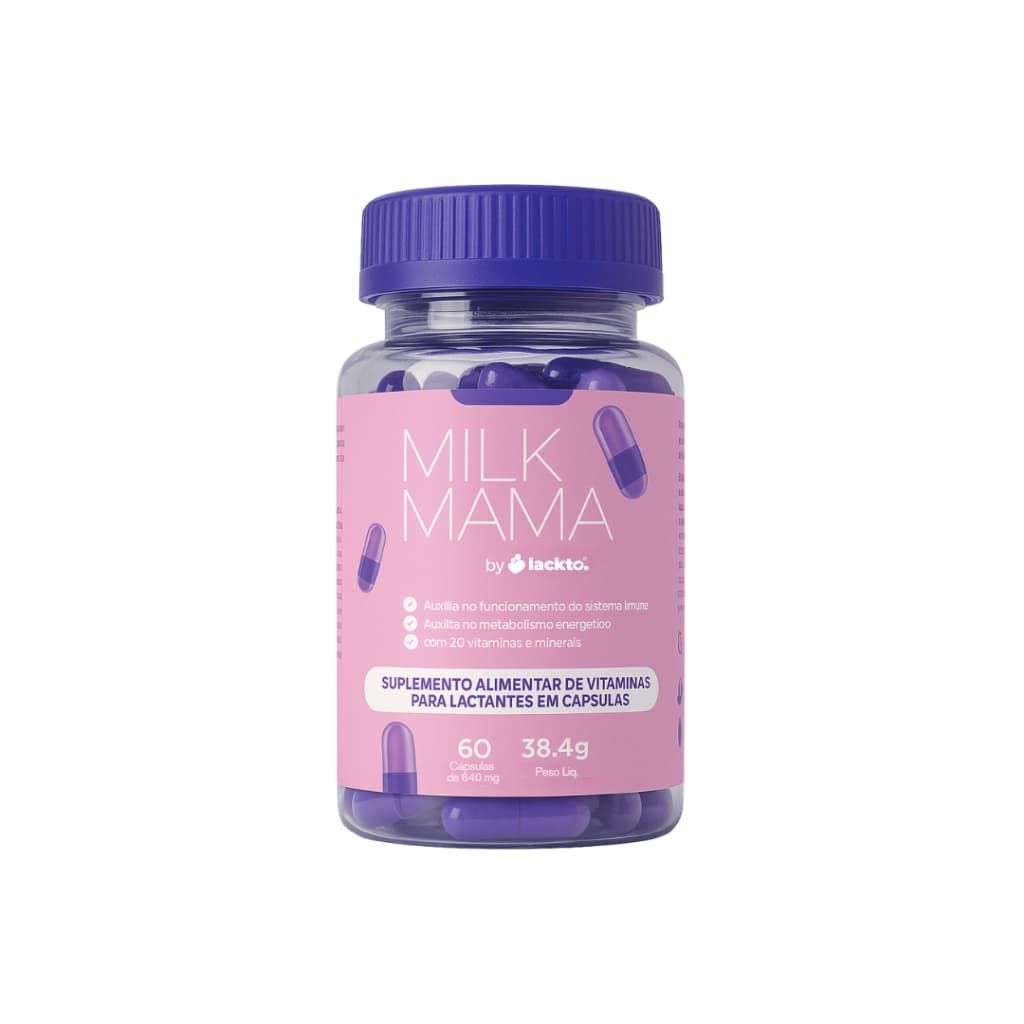 Multivitamínico para Gestante, Lactante e Pós-Parto | 60 Cápsulas 20 Nutrientes | Milk Mama