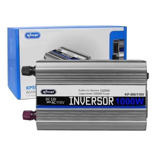Inversor De Tensão 1000w 110v Função Ups Onda Trapezoidal