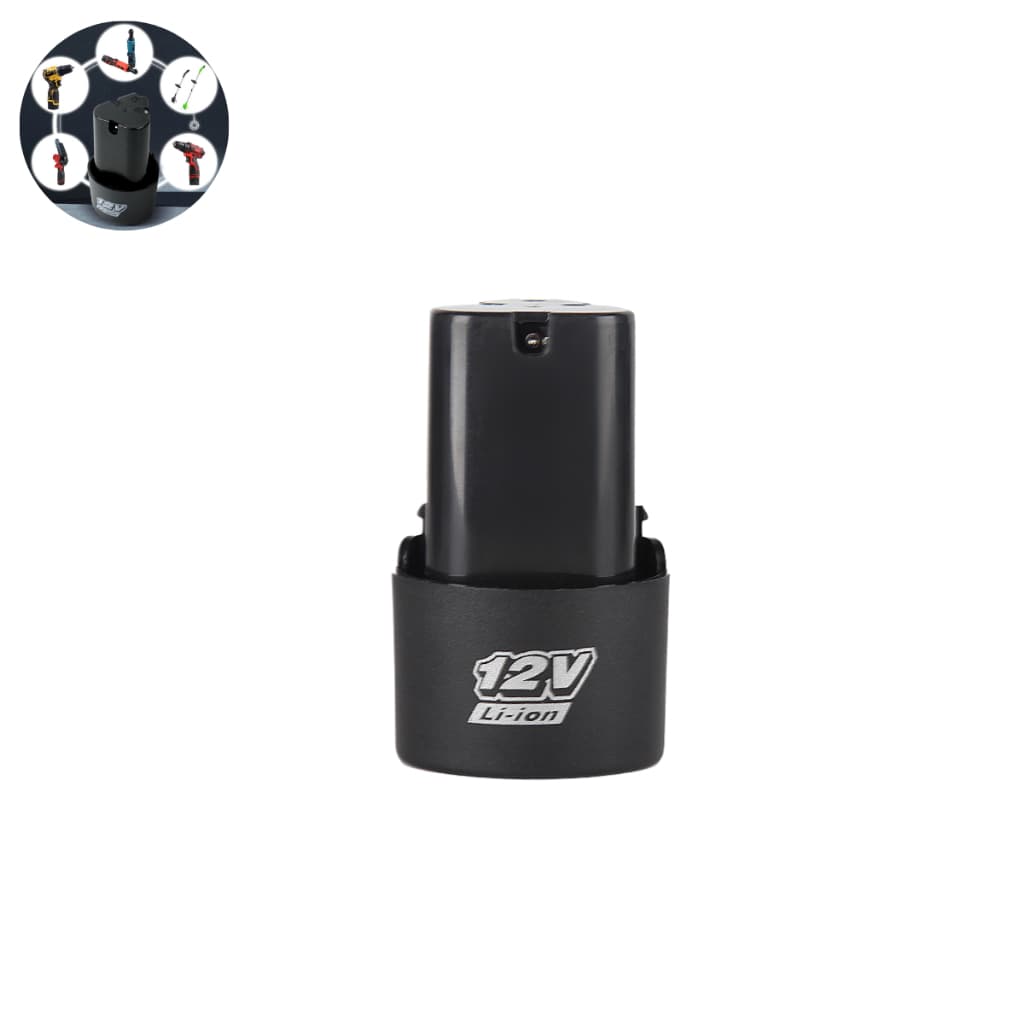 Bateria De Lítio 12V 1.3Ah Recarregável Universal Para Parafusadeira Furadeira