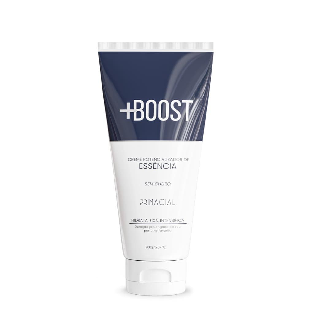 Creme Hidratante Corporal +BOOST by Primacial -  Creme Potencializador de Essência sem Cheiro