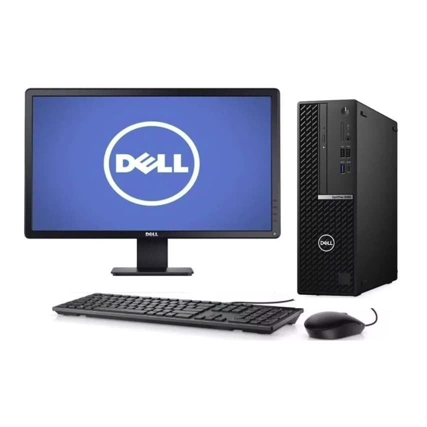 Kit Computador Dell Optiplex 5080 Core i7 (10ª Ger) 16GB RAM SSD 480GB + Monitor 22"