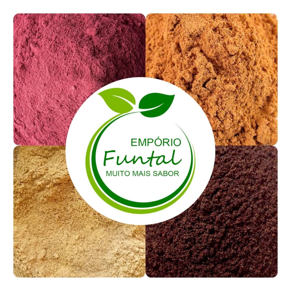 Super Kit Pré-Treino (Gengibre, Guaraná, Farinha de Uva e Farinha de Beterraba) 400 Gr.