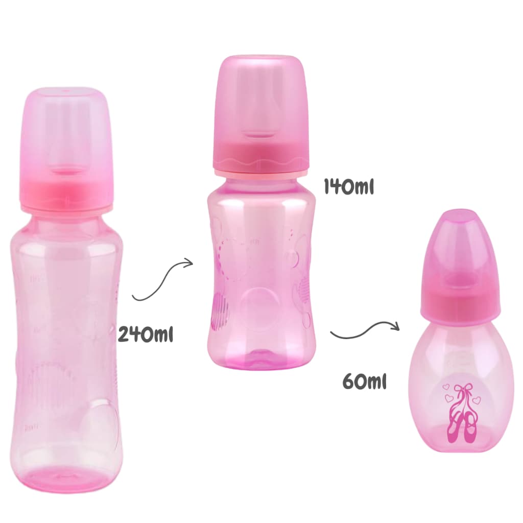 Kit Mamadeiras Para Bebê Bico Silicone