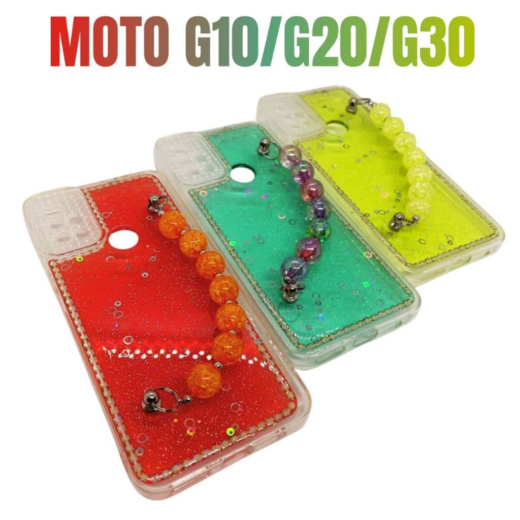 Capa Capinha de celular compatível com Moto G10, G20 e G30 Salva Celular Glow