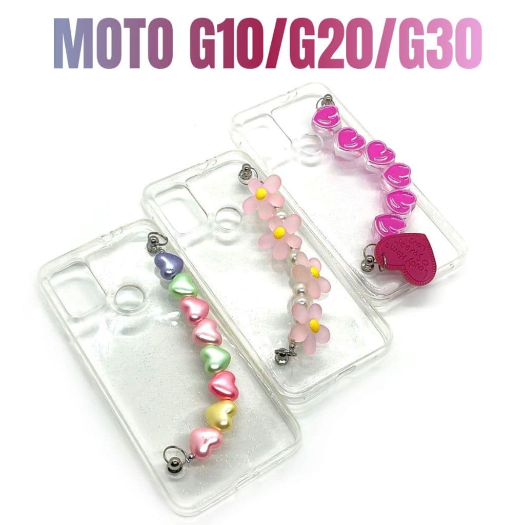 Capa Capinha de celular compatível com o Moto G10, G20 e G30 Salva Celular Cute