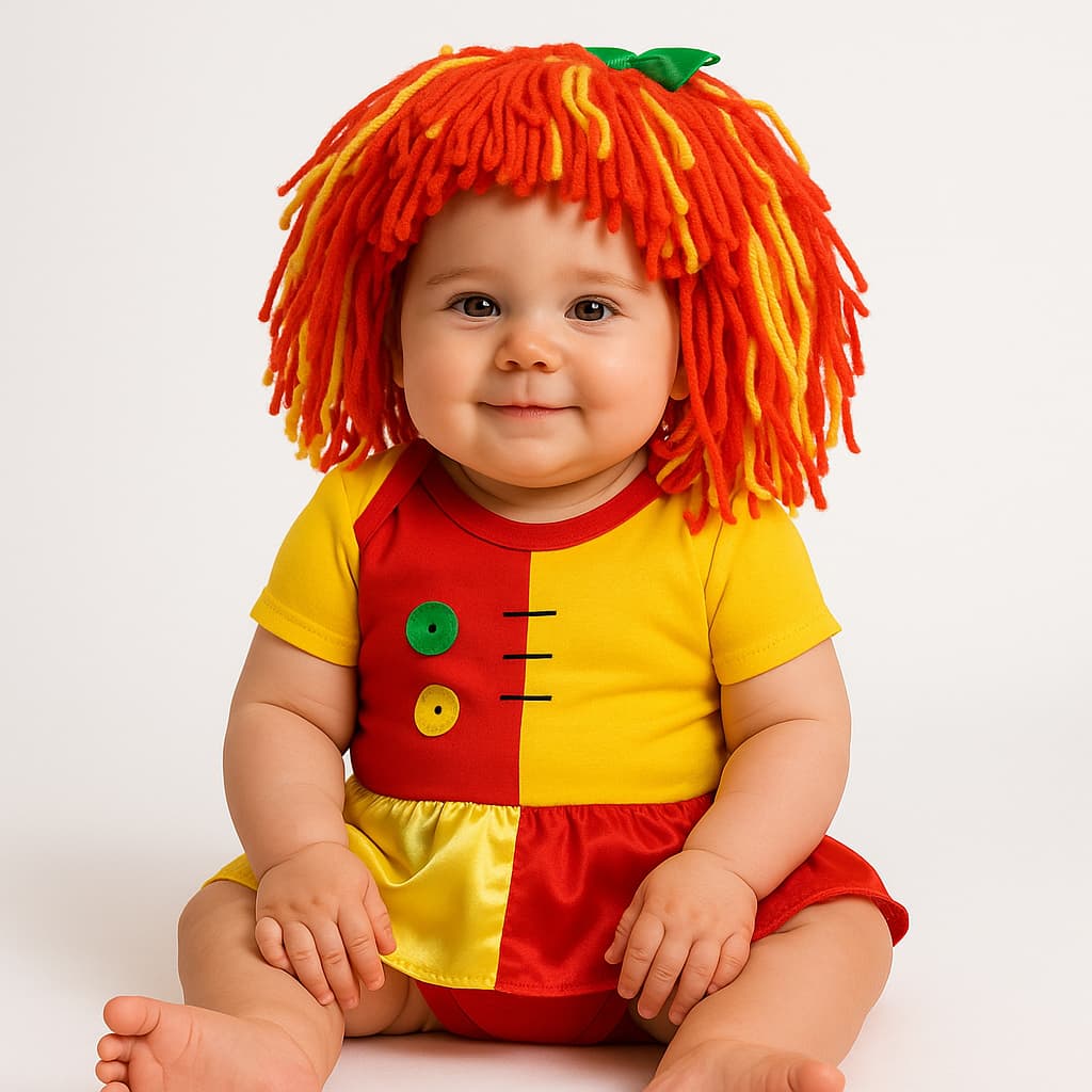 Body Bebê Infantil Menina Mêsversário Temático Emília Super Confortável Linha Premium