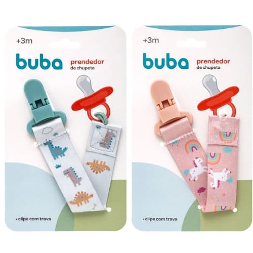Prendedor De Chupeta Para Bebê Buba Dino Unicórnio | Prendedor De Chupeta Infantil |  Recem Nascido