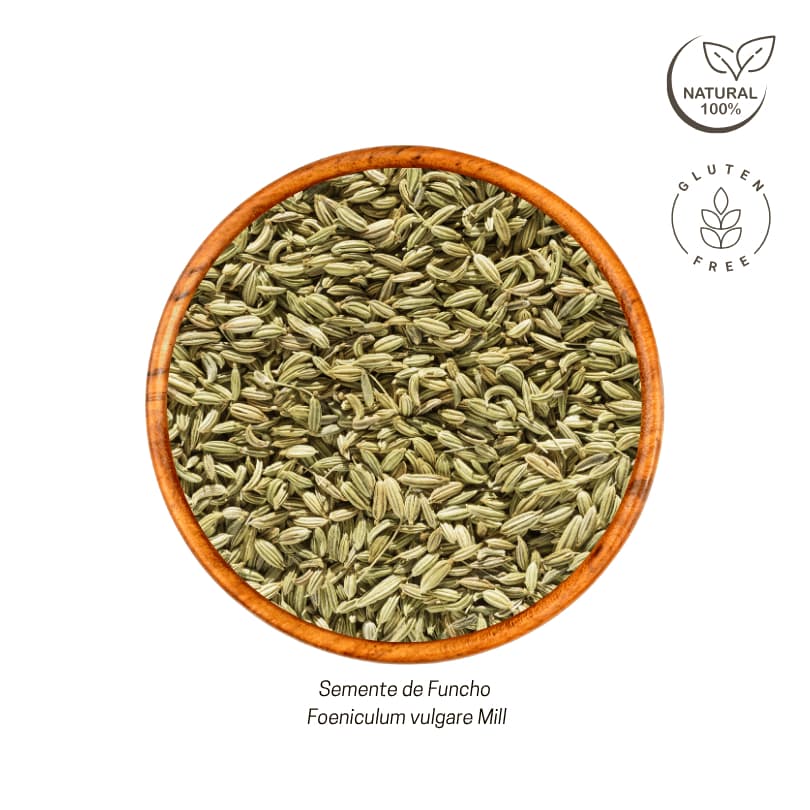Chá de Semente de Funcho, Selecionado, Natural, Orgânico - Foeniculum vulgare