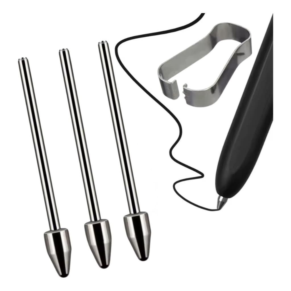 KIT Pontas De Reposição De Metal Resistentes Para Samsung Galaxy S-Pen Galaxy Tab E Galaxy S Ultra