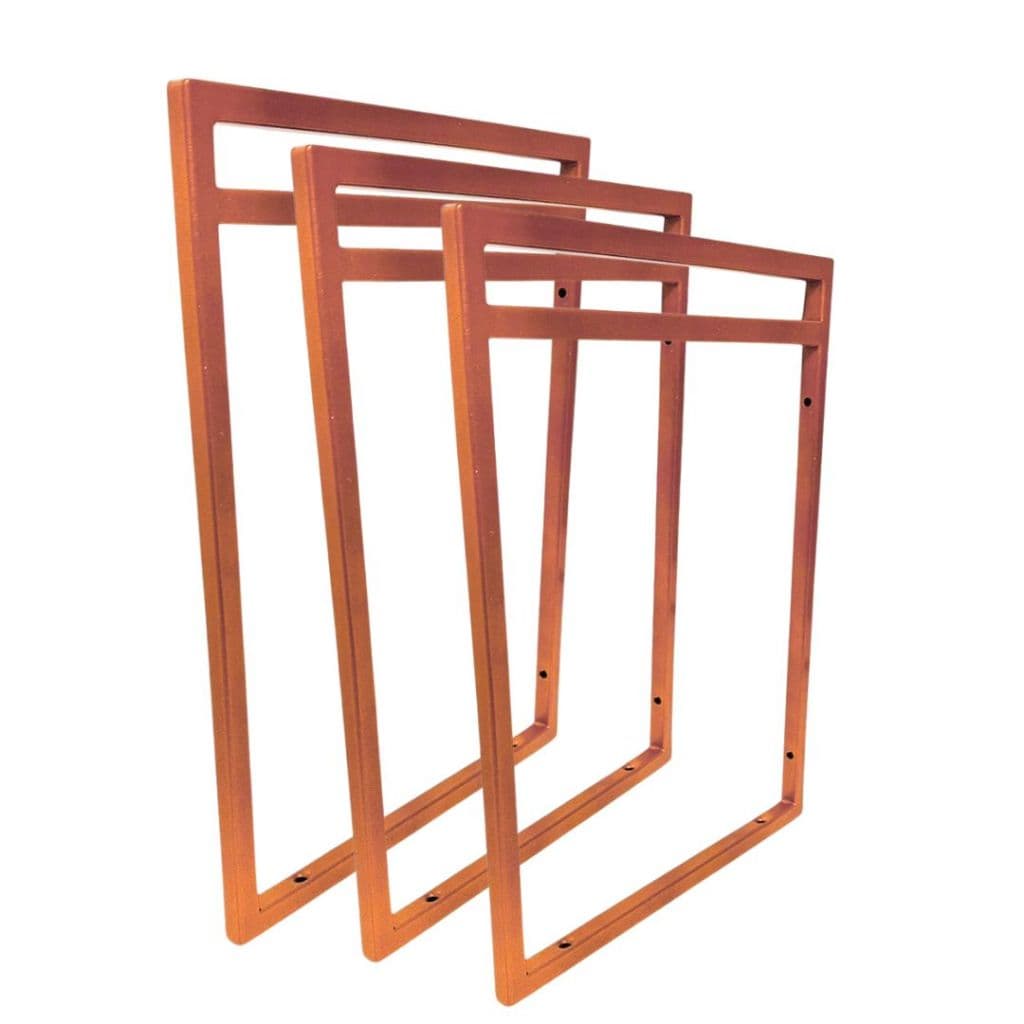Trio Suportes Prateleira 25cm Industrial Aço Carbono Resistente Para Parede Estante Decoração