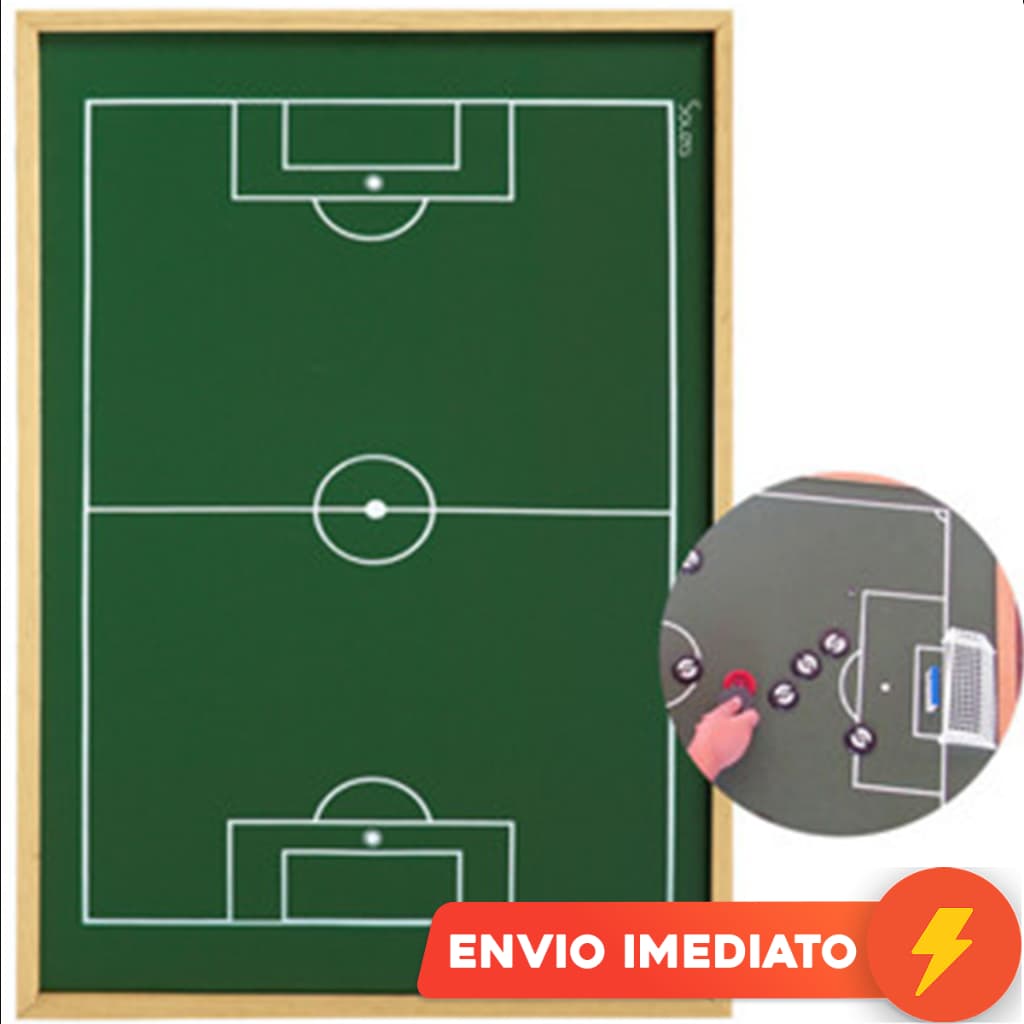Tabuleiro Futebol Botão 100x70cm Campo Souza Jogo Brinquedo Pedagógico Educativo Família Diversão