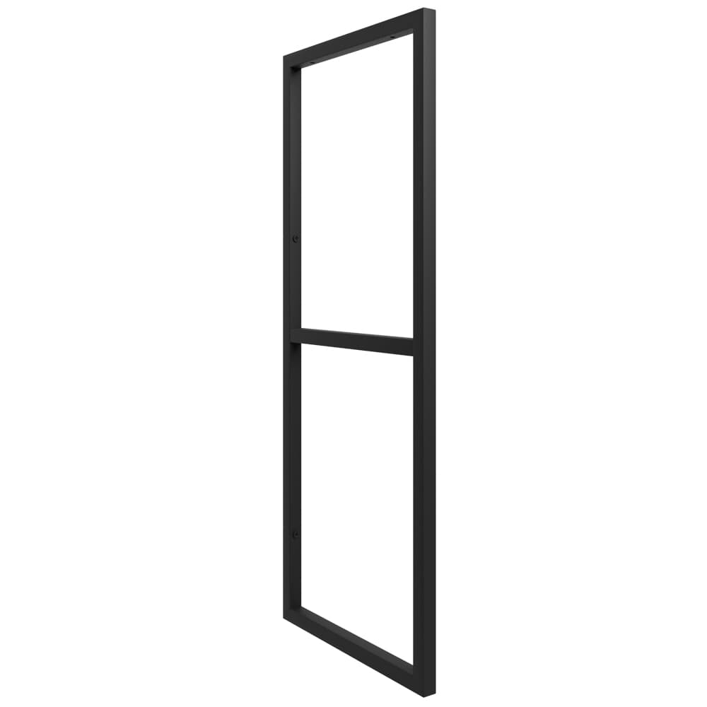Suporte Estilo Industrial Duplo Teto/Parede Prateleira 20cm Preto