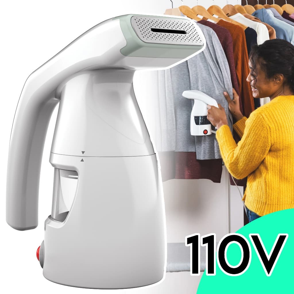 Passadeira Ferro de Passar Roupa A Vapor 110V Tira Amasso Odor Ácaro 900W 260ml