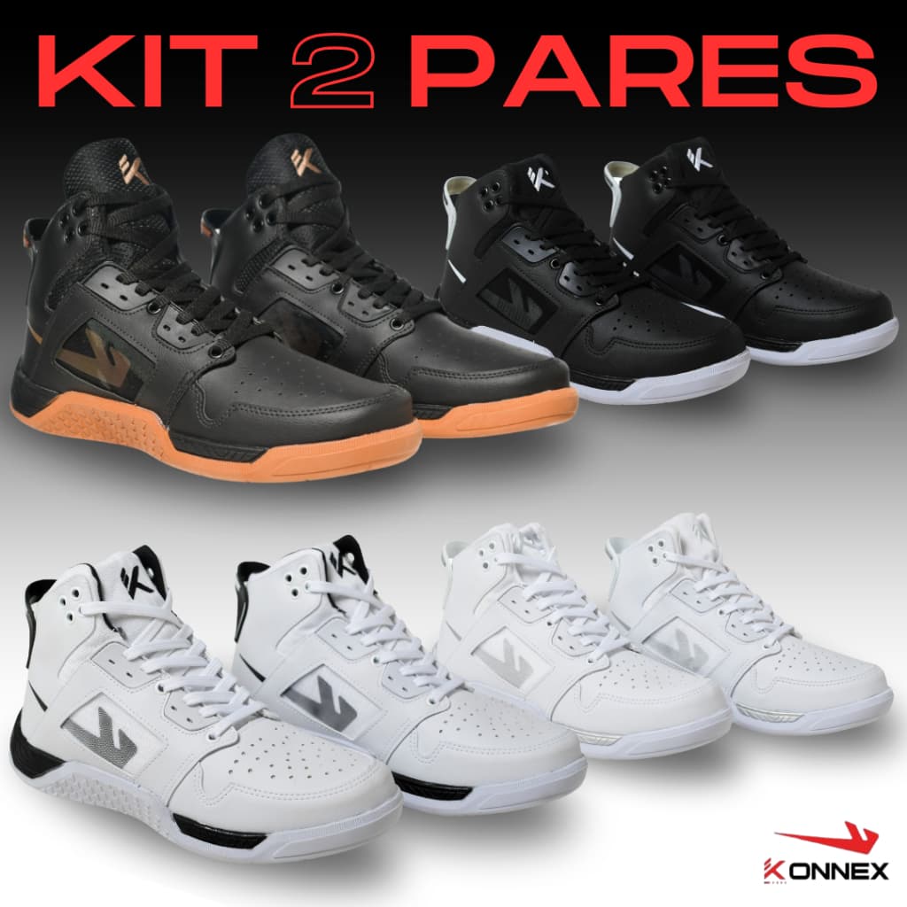 Kit 2 Pares Tênis Bota Masculina Academia Treino Musculação Botinha Fitness Sola Reta Crossfit