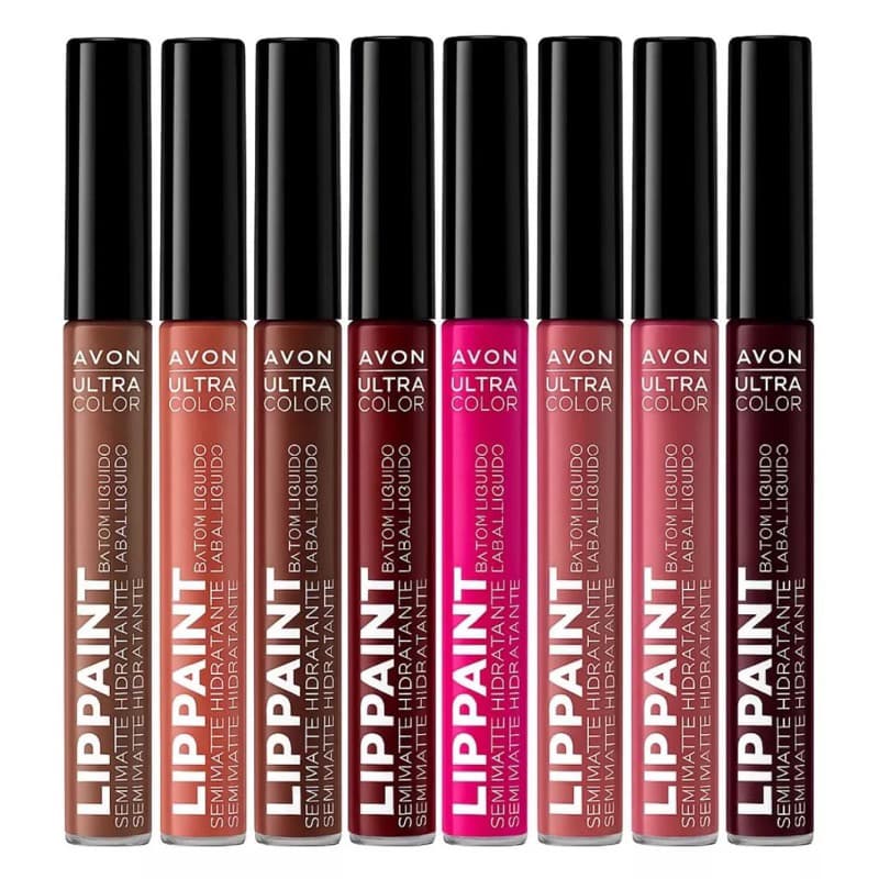 Batom Líquido Lip Paint Semi Matte Hidratante Ultra Color Avon 7ml Varias Cores