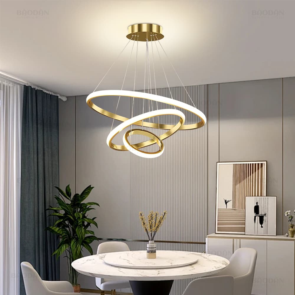 TOP SALES Scandinavian Chandelier with 3 Colors and 1 Ceiling Light for Living Room, Dining Room and Home Bar