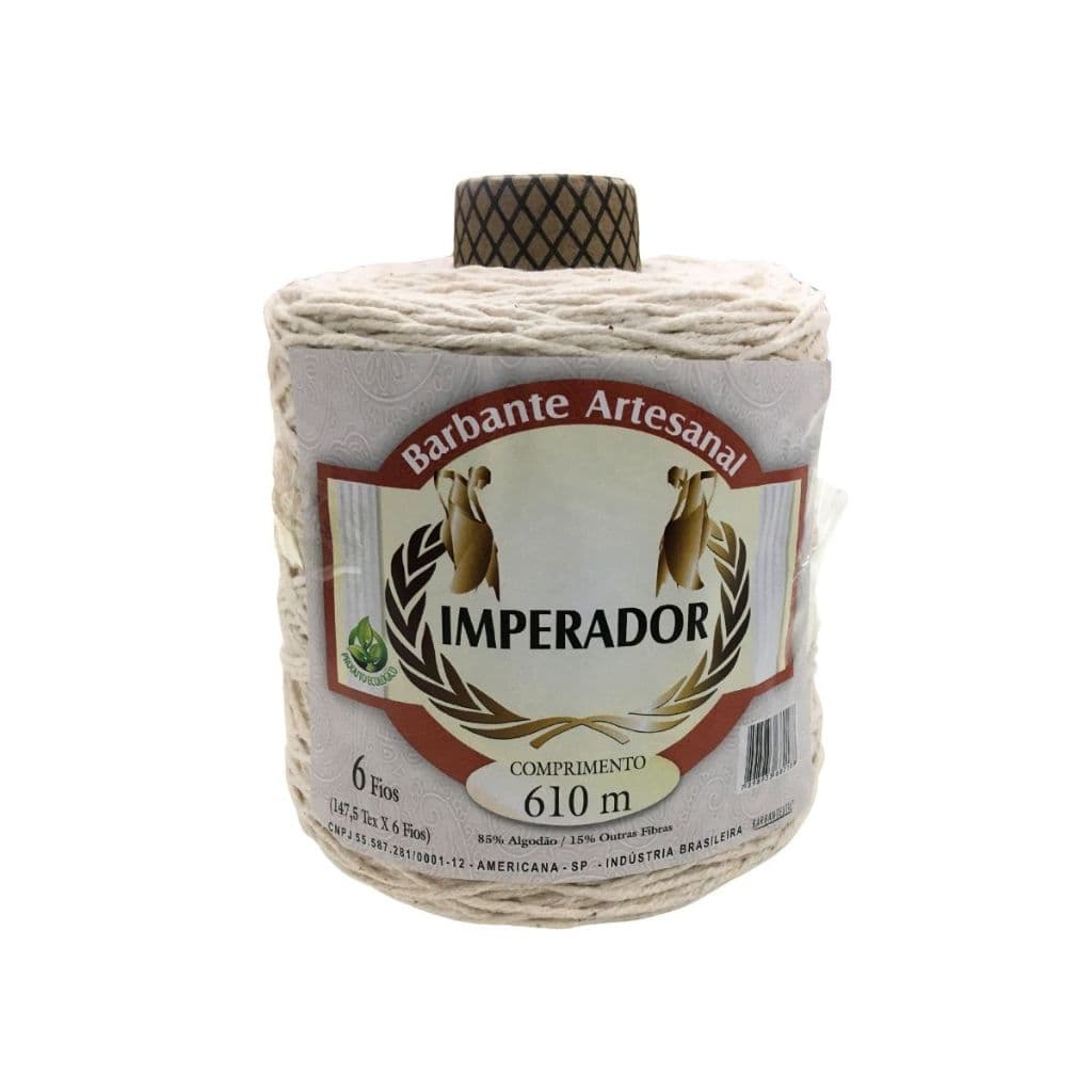Barbante Colorido Imperador Fio 6 para Crochê e Tricô - Barbante para Artesanato
