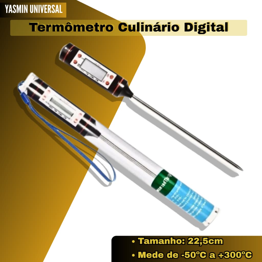 Termômetro Culinário Cozinha Digital Espeto Tp101 p/ Cozinha
