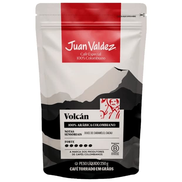 Café Juan Valdez Volcan 250g em Grãos