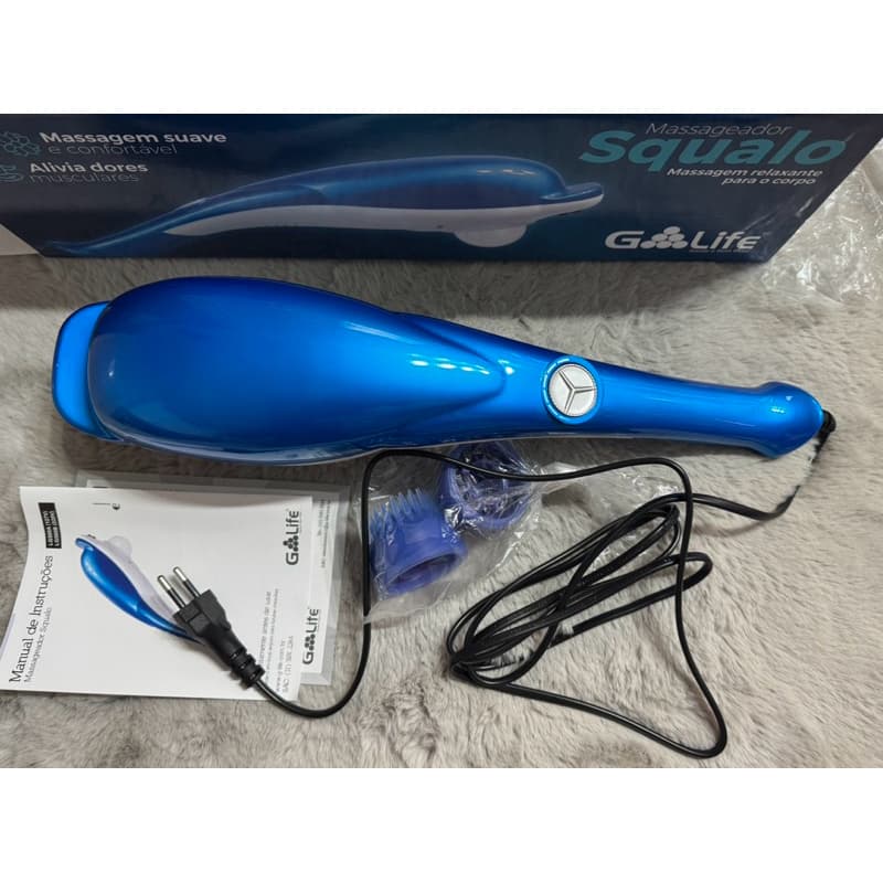 Massageador Squalo G-Life - Massageador para o Corpo ( Alivia Dores Musculares e Cansaço )