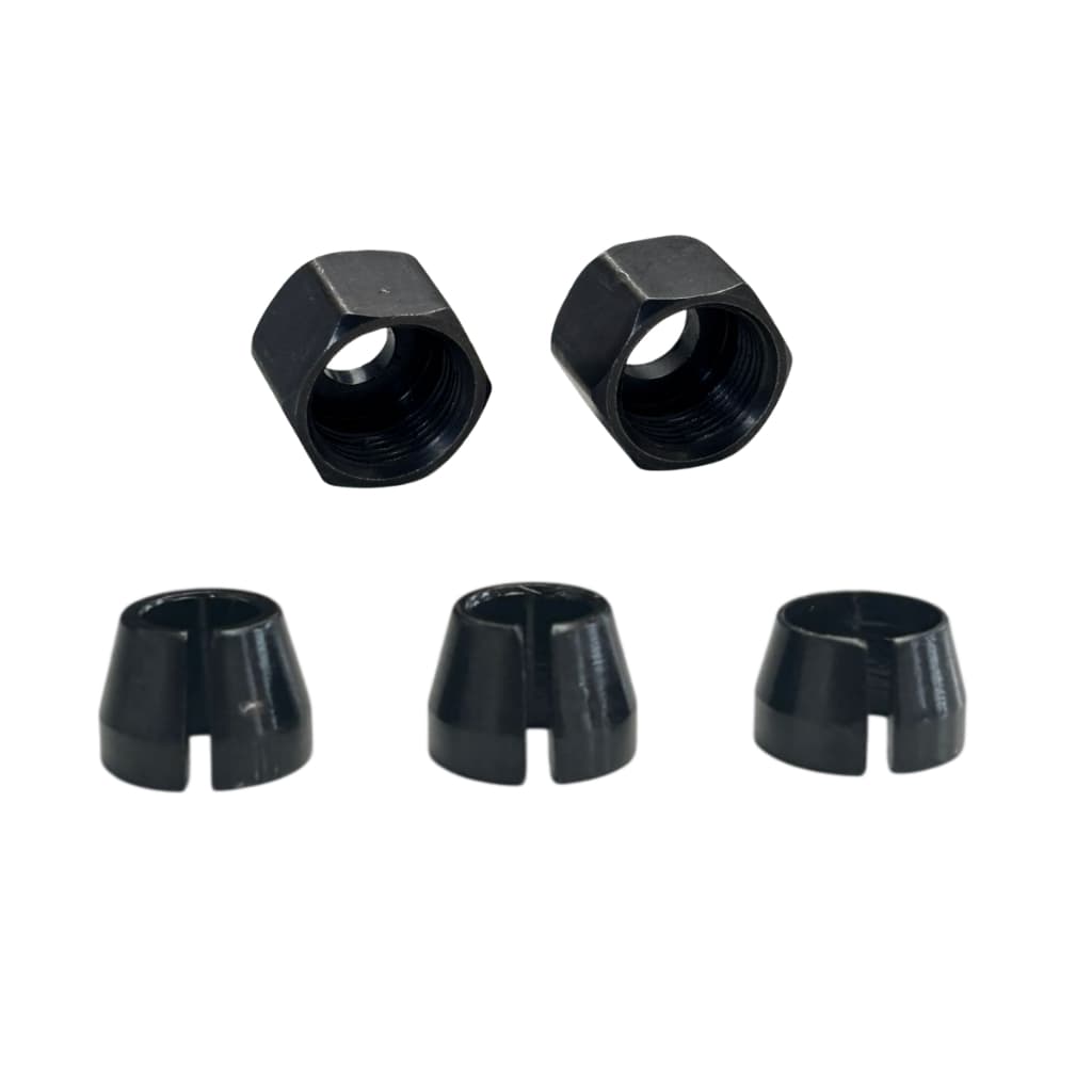 Pinça Tupia Haste 6mm 6.35mm e 8mm Porca de Fixação - Adaptador Bosch Dewalt Makita Wesco Universal