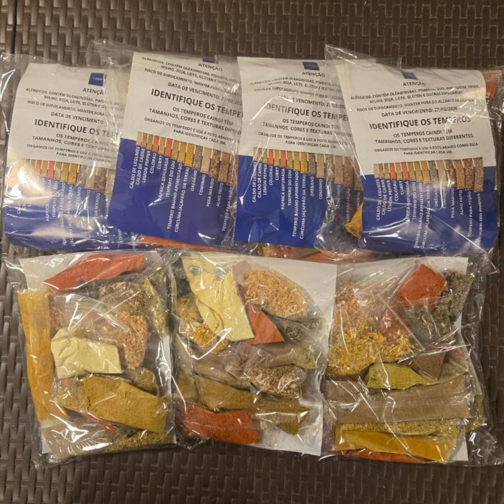 Kit 15 Temperos Caindi Condimentos Especiarias Rende Muito Embalagem Premium - Temperos Mais Usados do Brasil