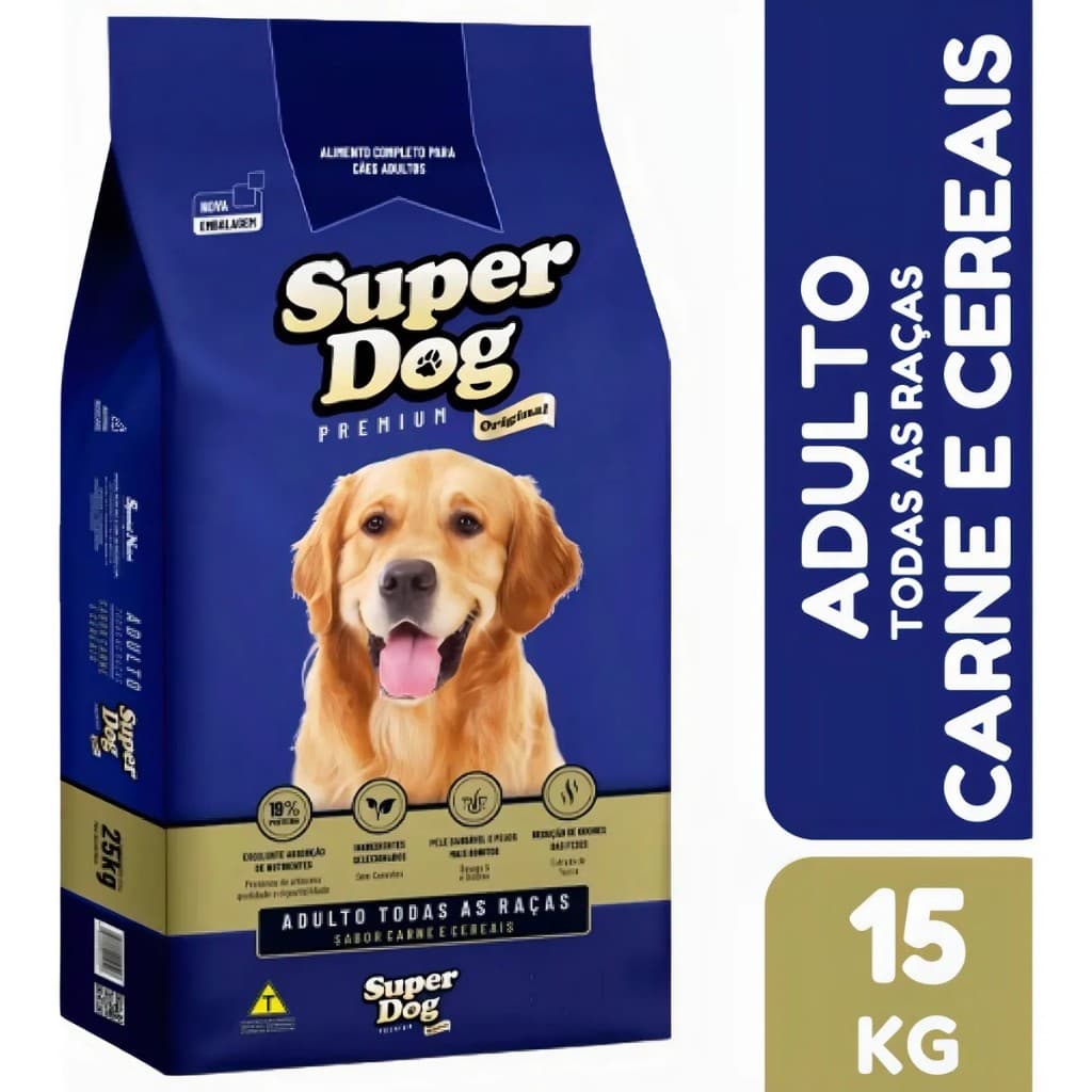 Ração Cachorro Super Dog Premium Carne Cereais 15kg Special