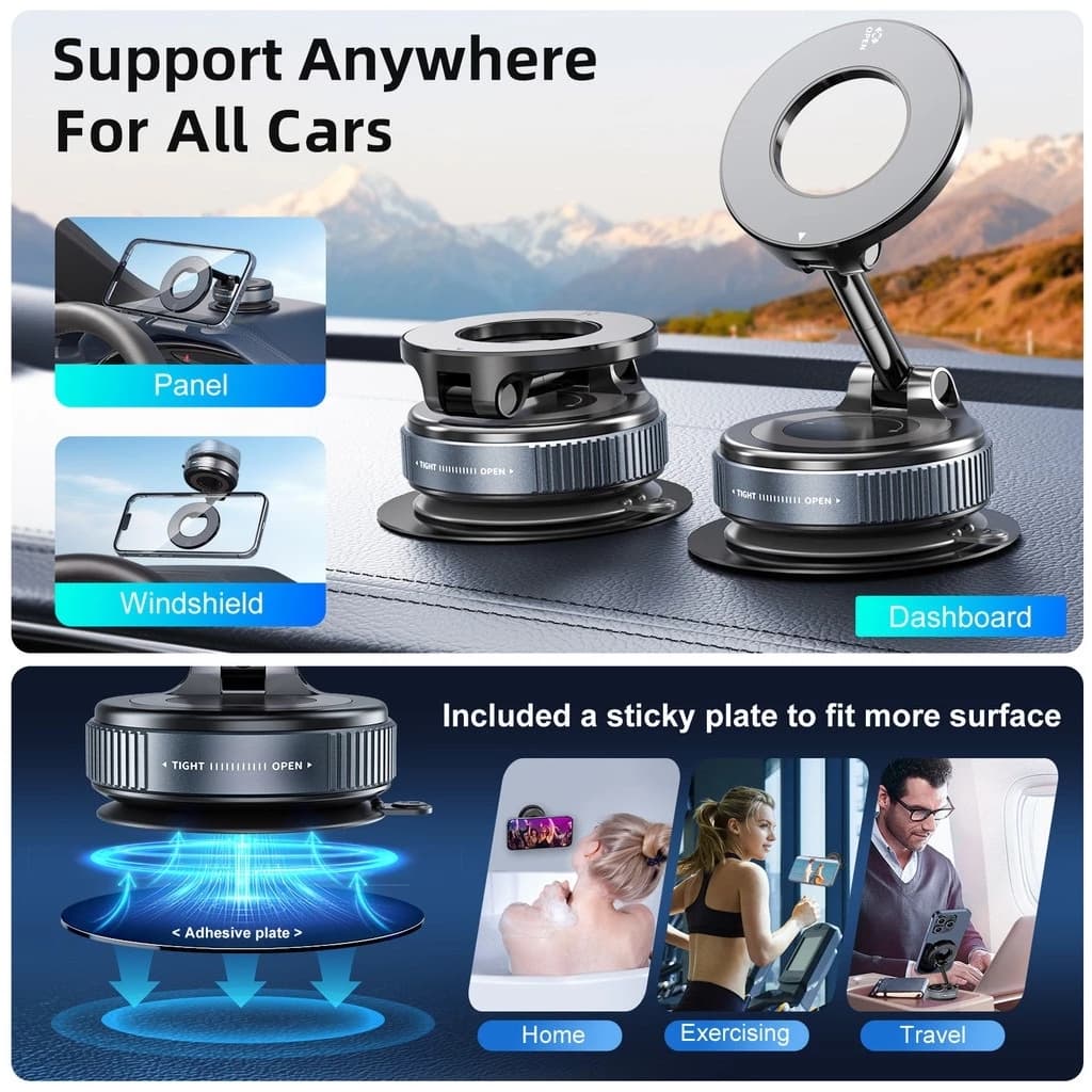 Suporte Magnético De Telefone Rotativo 360 ° K007, Adequado Para Uso Em Casa E No Carro