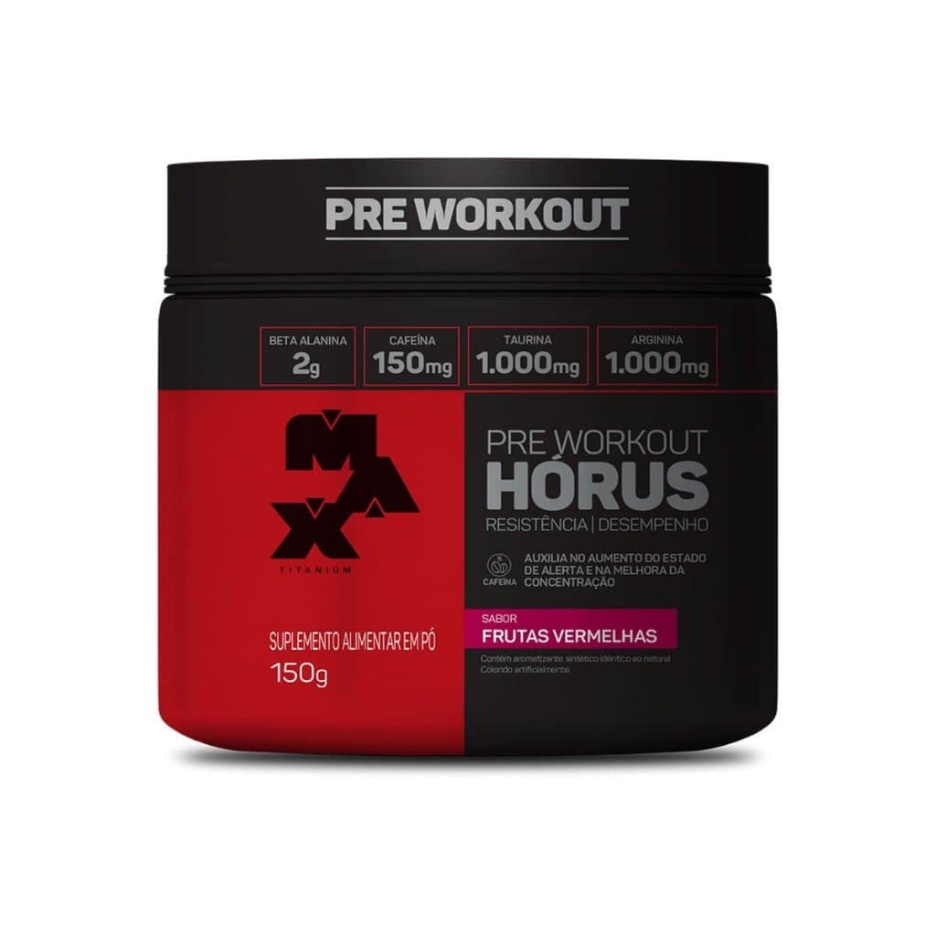 PRE TREINO HORUS POTE 150G - MAX TITANIUM