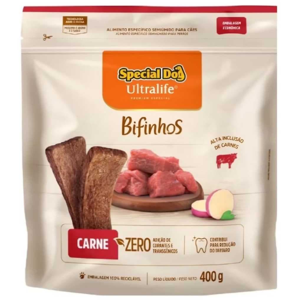 Bifinho Special Dog Ultralife para Cães sabor Carne - 400g