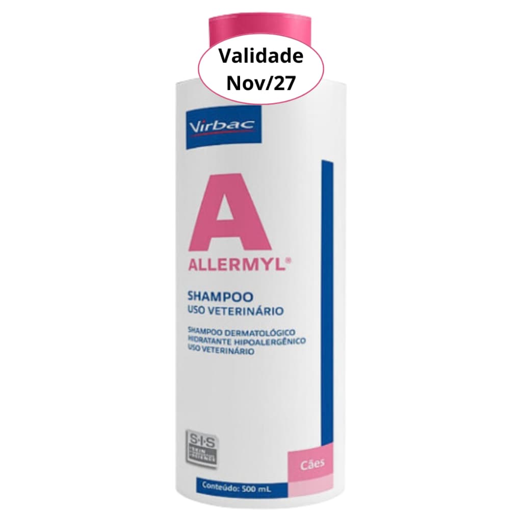 Shampoo Allermyl 500ml Virbac para Cães e Gatos