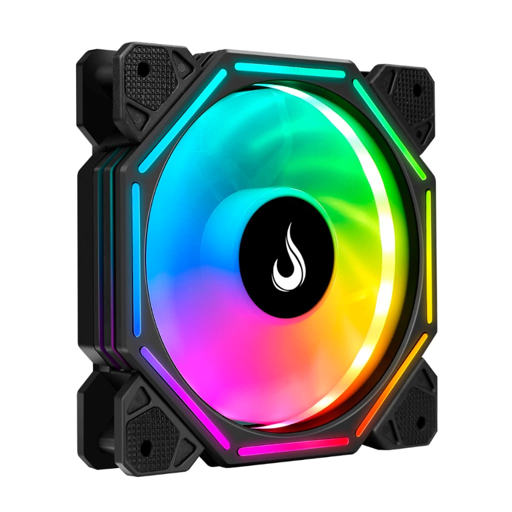 Fan Gamer 120mm Argb Hex Tornado Preta Rise Mode