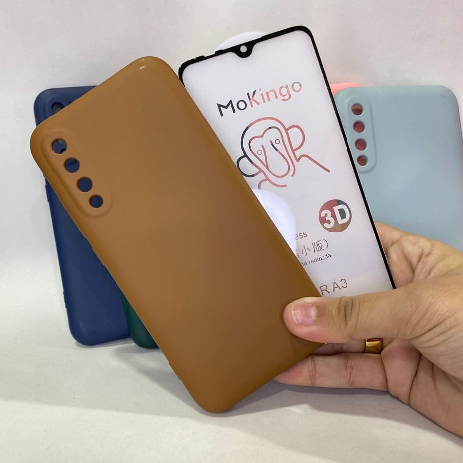 Capa Redmi A3 2019 + Película 3D Kit Xiaomi Capinha Case Protetora Celular Silicone