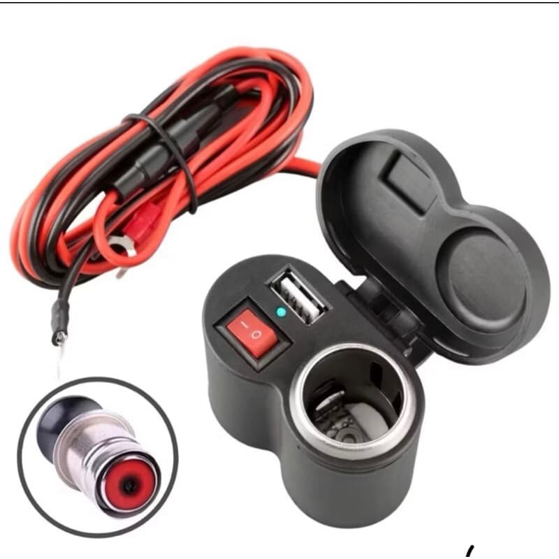 Carregador De Celular Usb Turbo Para Motos Impermeável Carregador USB Motoqueiro Moto