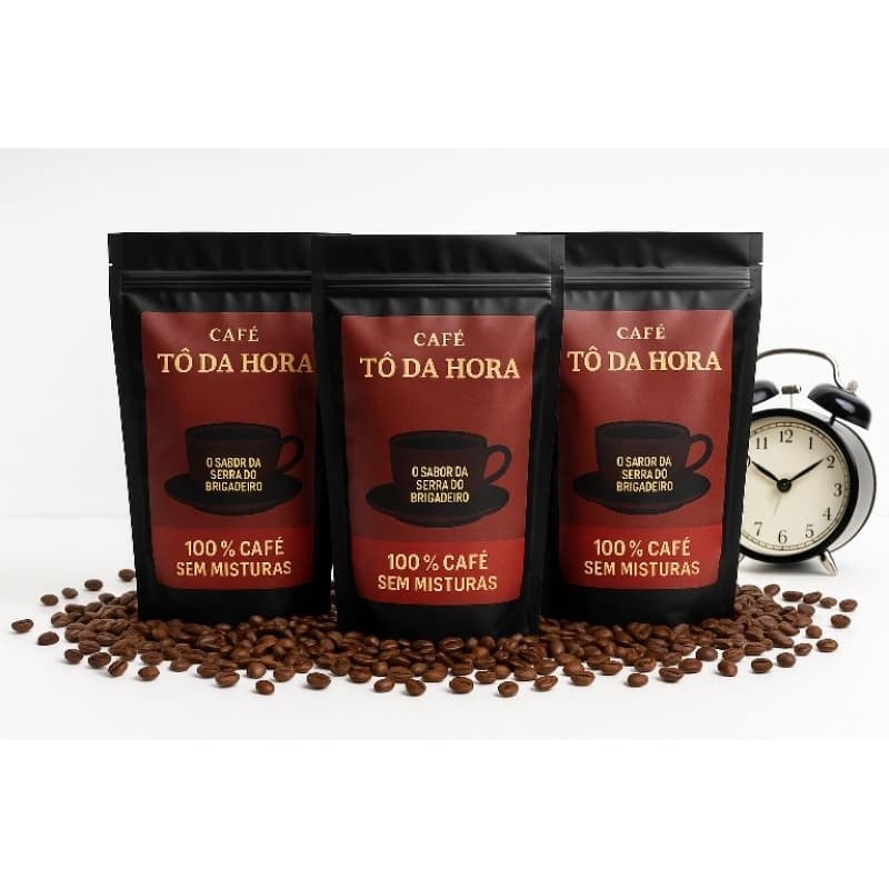 Paixão Por Café - Kit Com 3 Pacotes de Café em Grãos