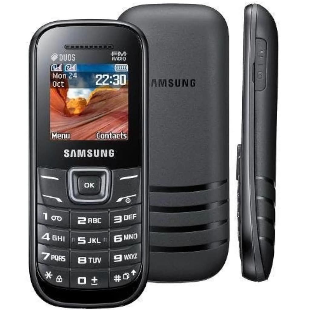 Celular Samsung Keystone 2 Preto GT-E1207Y  1.52''  Dual Sim Ideal Para Idoso