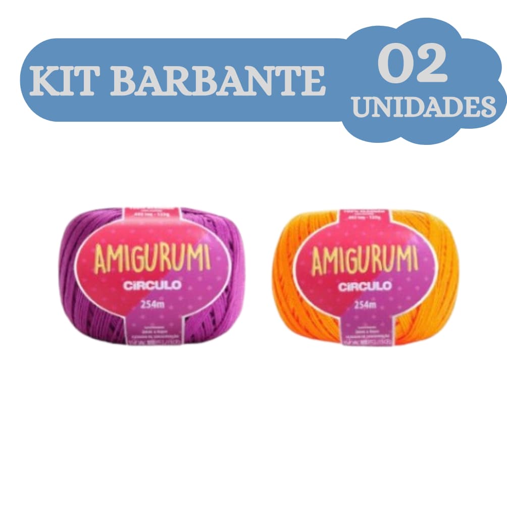Kit 2 Unidades Barbante Circulo Amigurumi Fio 6/5 Para Crochê - 254 mts ATENÇÃO A DESCRIÇÃO