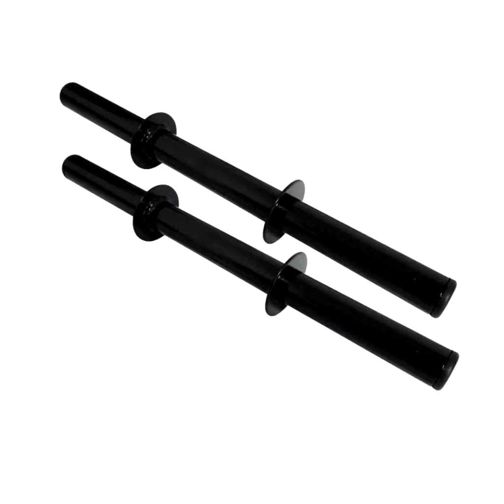 KIT PAR DE HALTERES DE AÇO 40 CM SUPORTA 50 KL CADA  TREINO EM CASA  /  ANUNCIO SEM PRESILHAS