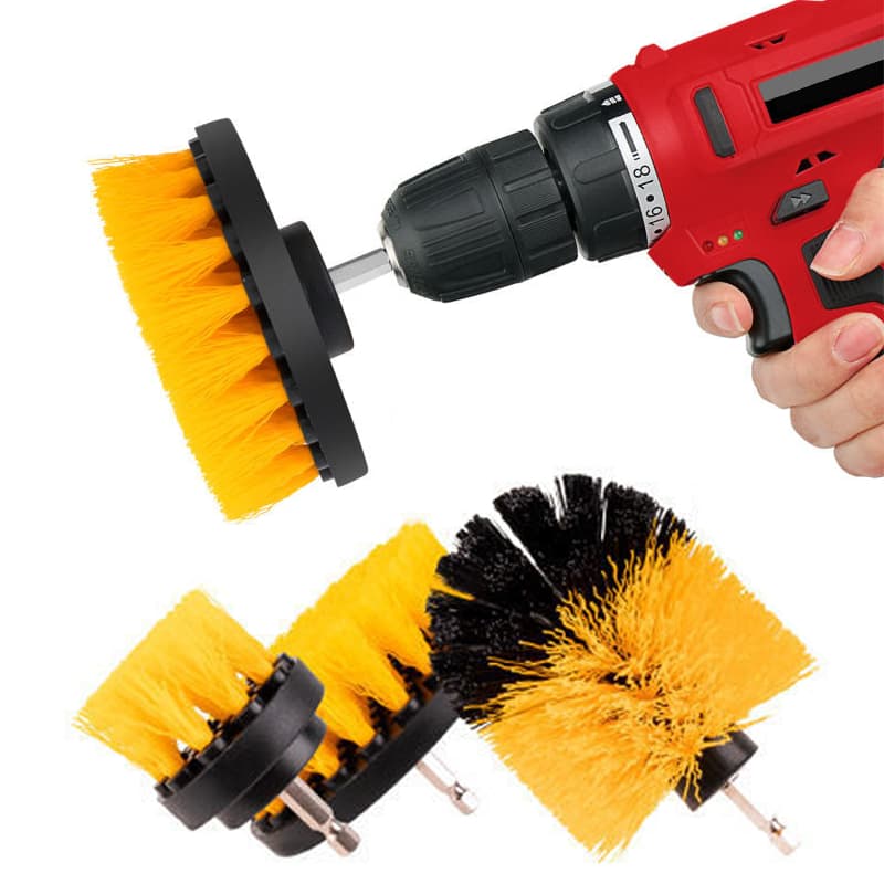 Kit 3/4/5 Para Limpeza Pesada Para Parafusadeira Furadeira escova Para Parafusadeira Furadeira