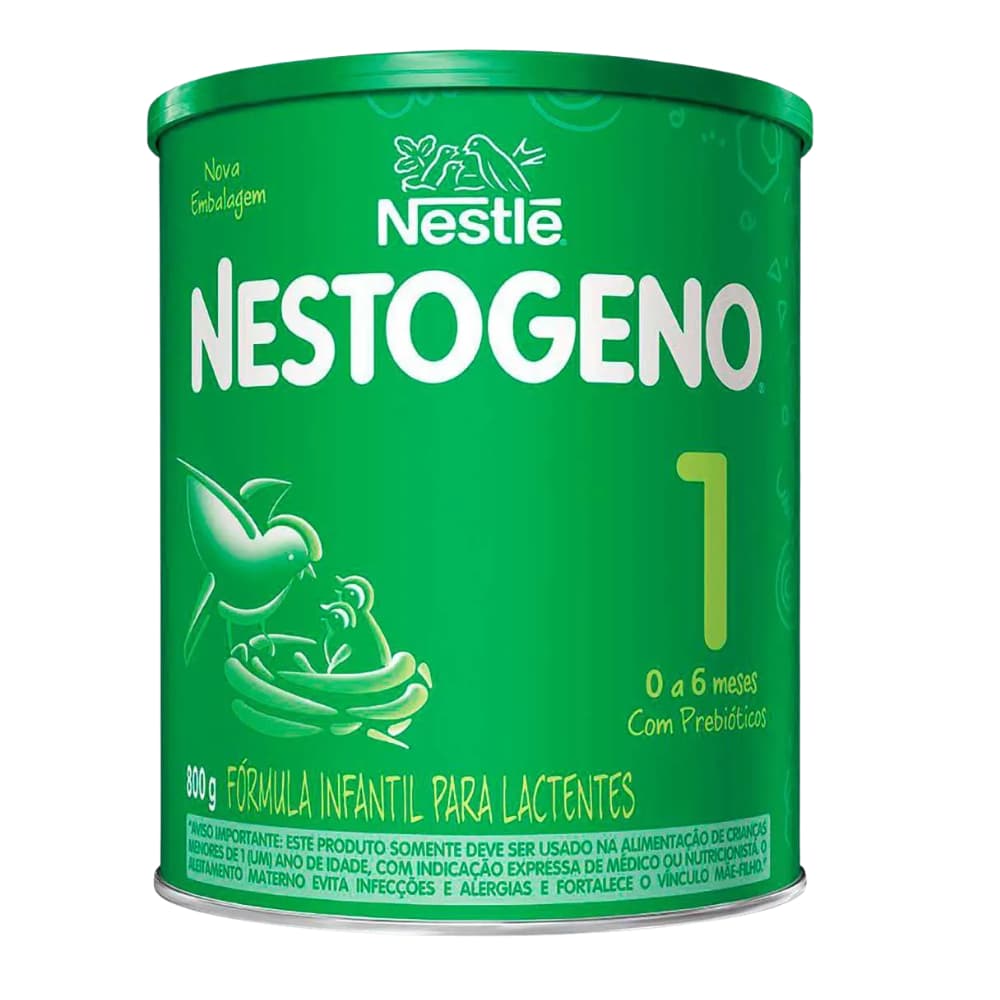 🍼 Fórmula Infantil Nestogeno 1 – 800g | 0 a 6 Meses - Nestle
