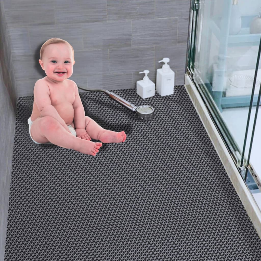 Tapete Bebe Antiderrapante Segurança no Banho, Banheiro, Box, Banheira 120x80