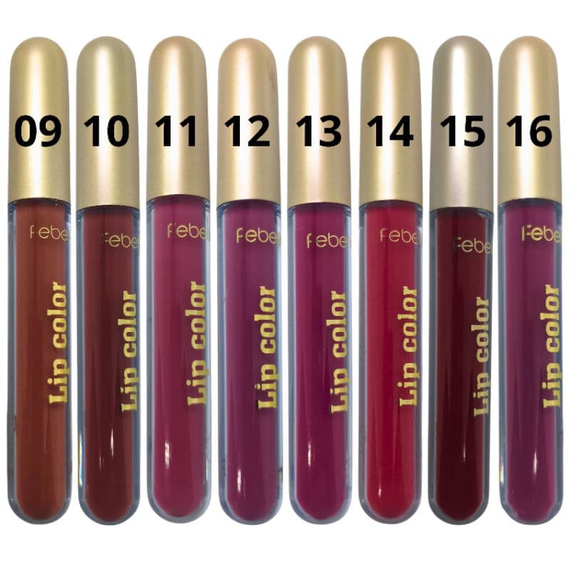 Batom Líquido Febella Lip Color Velvet Matte Efeito Aveludado Longa Duração