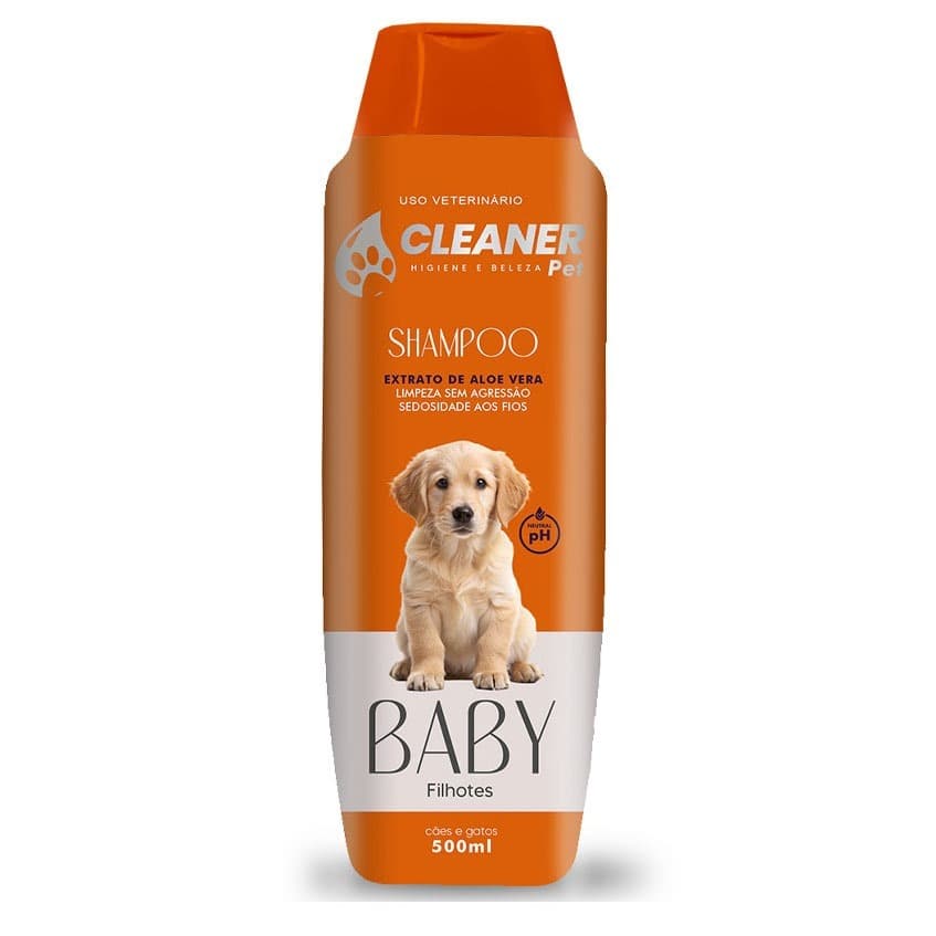 Shampoo cachorro shampoo para Filhotes CLEANER 500ml