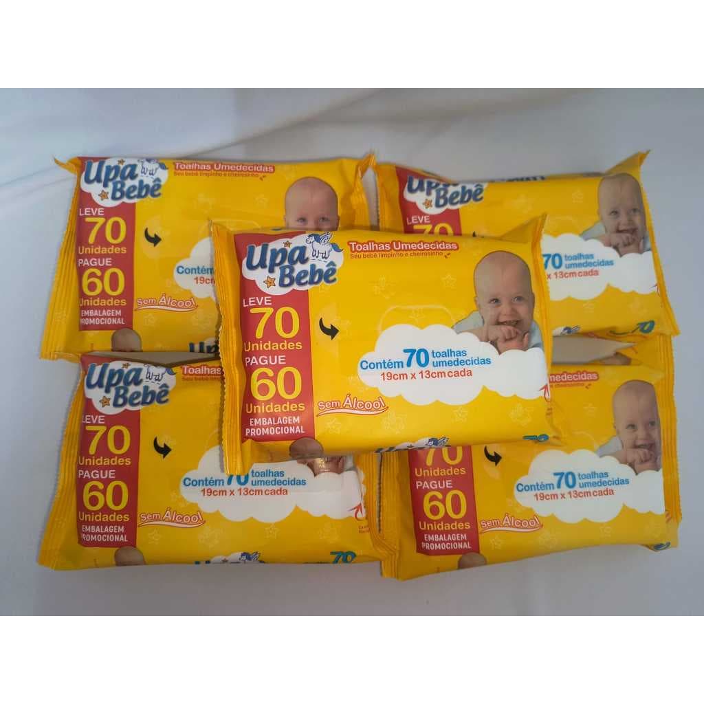 LENÇO UMEDECIDO UPA BEBE L70P60